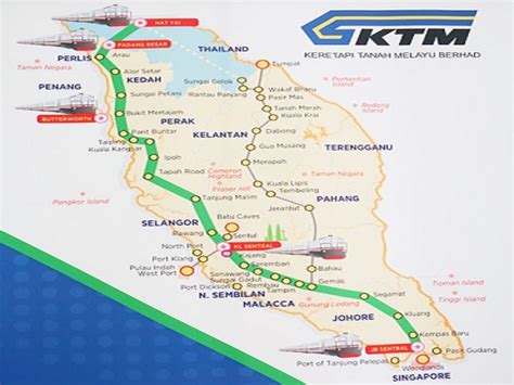 ktm train malaysia route map ktm train malaysia
