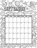 September Calendar Coloring Printable Kids Pages 2021 Woo Jr Activities Calendars Calender August Onedesblog Choose Board sketch template