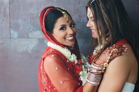 amudu first indian lesbian wedding shannon and seema have taken place