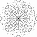 Calming Colorear Abstract Mondaymandala Therapy sketch template