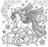 Unicorno Unicorn Unicornio Stampa Ali Unicorni Arcobaleno Farfalle Vestito Grandi Gratuitamente Grazioso Balla sketch template