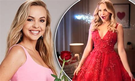 bachelorette angie kent wows in a pink figure hugging dress