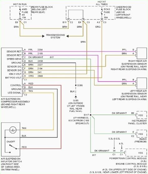 chevy trailblazer radio wiring diagram