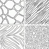 Animal Print Visit Transfer Coloring Pages sketch template