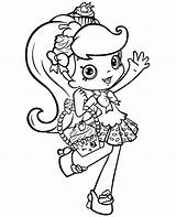 Coloring Cake Shopkins Pam Pages Doll Shoppies Sheet Girls Rainbow Shoppie Kids Cute Printable Colouring Print Girl Book Sheets Choose sketch template