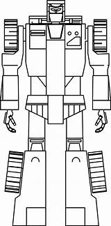 Transformers Scrapper Coloring Wecoloringpage Pages sketch template