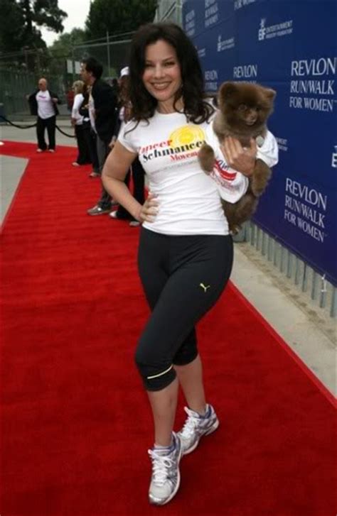 fran drescher and esther her chocolate pomeranian