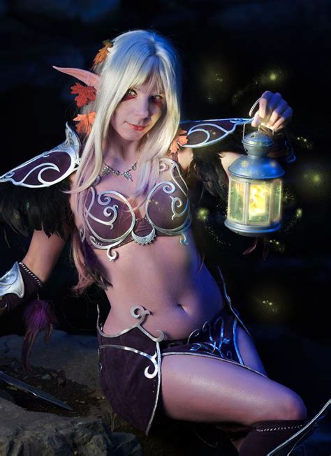 World Of Warcraft Night Elf Female Rogue Cosplay Beautiful
