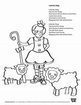 Peep Bo Little Coloring Pages Live Worksheets Printable Speakaboos Worksheet Nursery Sheep Rhymes Go Print Popular sketch template