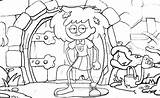 Amphibia Polly sketch template