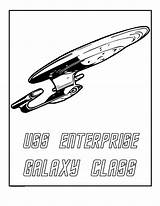 Trek Star Coloring Enterprise Pages Party Ships Kids Uss Printable Class Theme Inspiration Cake sketch template