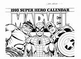 Marvel Coloring Super Superheroes Heroes Pages Printable Spiderman Captain America Kb sketch template