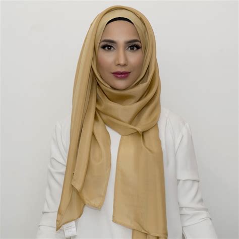 gold silk large hijab halal street ukhalal street uk