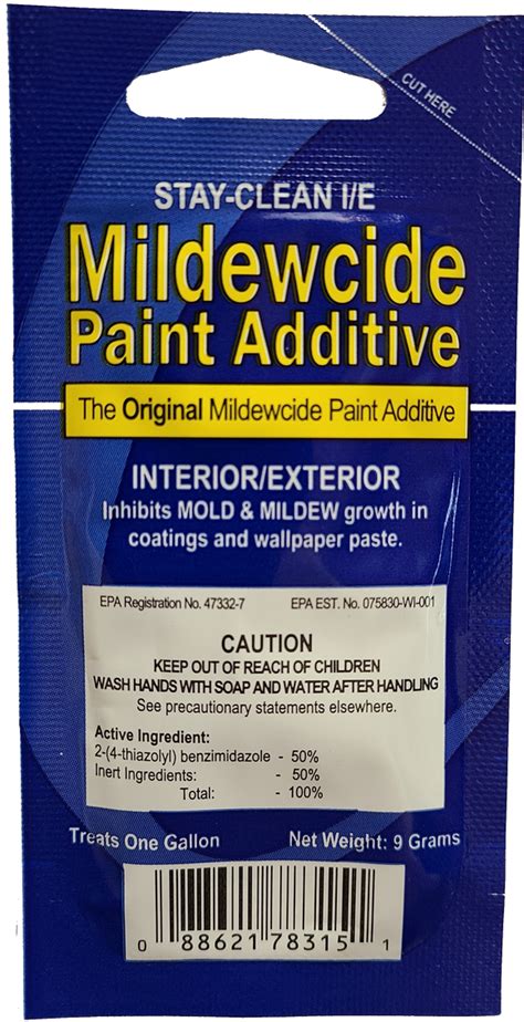 stay clean  mildewcide paint additive log home mart