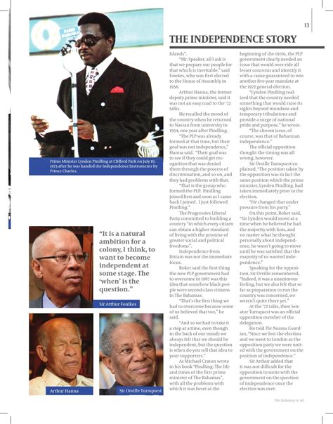 The Bahamas 1973 2013 By The Nassau Guardian Issuu