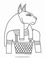 Egizi Bastet Egitto Nazioni Printablecolouringpages sketch template