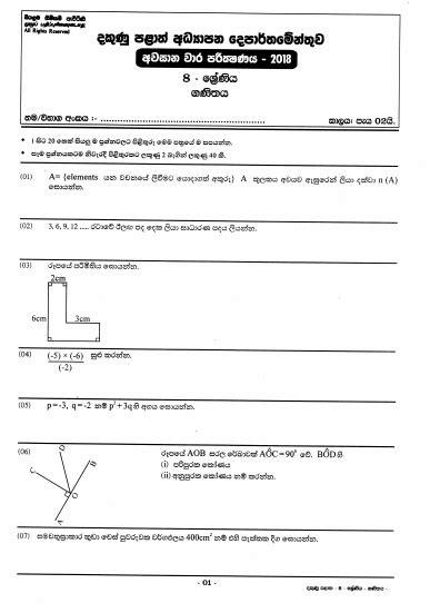 2018 grade 11 mathematics second term test paper with answer western
