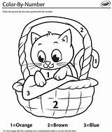 Crayola Number Coloring Color Pages Kitten Basket Numbers Printable Mexico Kids Preschool Colouring Kittens Print Silly Scents Sheets Books Fun sketch template