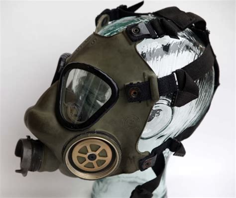 korean war gas mask us s small straps eye by cherryrevolver