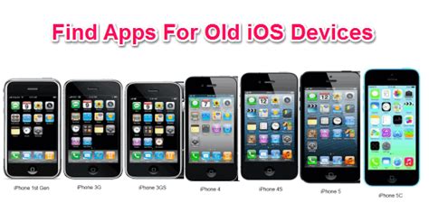 find apps  older ios versions
