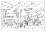 Daf Ebb Ausmalblatt Truckstop sketch template