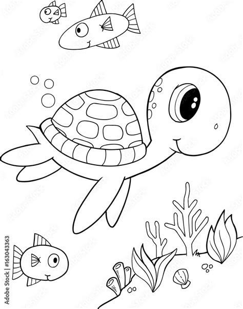 cute coloring pages  turtles   gmbarco