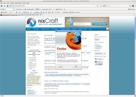 mega    day firefox browser final  nixcraft