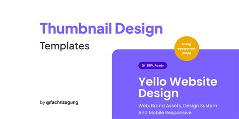 thumbnail design templates figma community