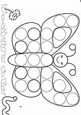 Papillon Gommette Maternelle Centerblog Colorino Gomettes Fait sketch template