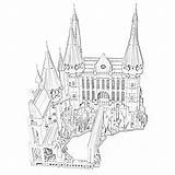 Potter Harry Coloring Hogwarts Pages Lego Great Hall Castle Filminspector Thing Boat Put Students Fun Do sketch template