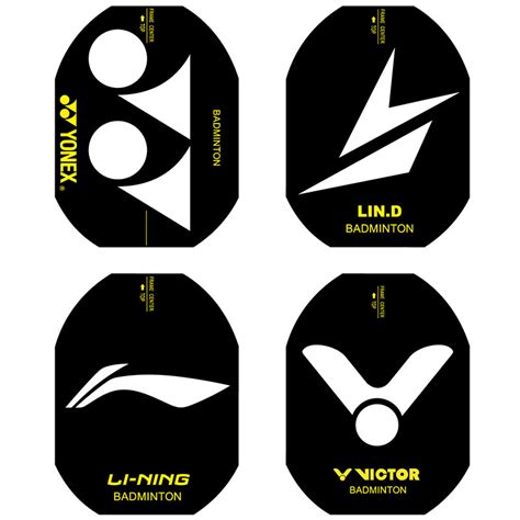 badminton racket marking board logo template yonex lining kason victor lin  badminton