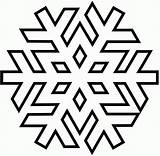 Snowflake Coloring Pages Drawing Snowflakes Printable Kids Print Sheet Snow Clipart Color Flake Christmas Simple Colouring Winter Frozen Clip Stencil sketch template