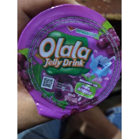 jual olala jelly drink anggur ml shopee indonesia