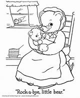 Bear Coloring Teddy Pages Baby Bears Momma Honkingdonkey Print Library Popular Cartoon sketch template