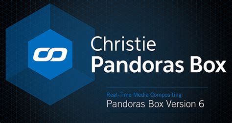 christie pandoras box 6 0 and widget designer 6 0 debut