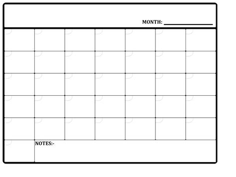 monthly planner template