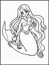 Pichi Pitch Colorear Sirena Mermaid sketch template