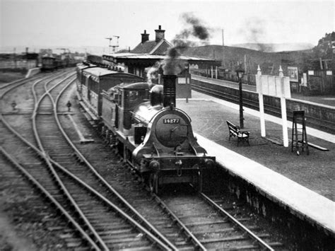 scotland  photographs railway station muir  ord scotland
