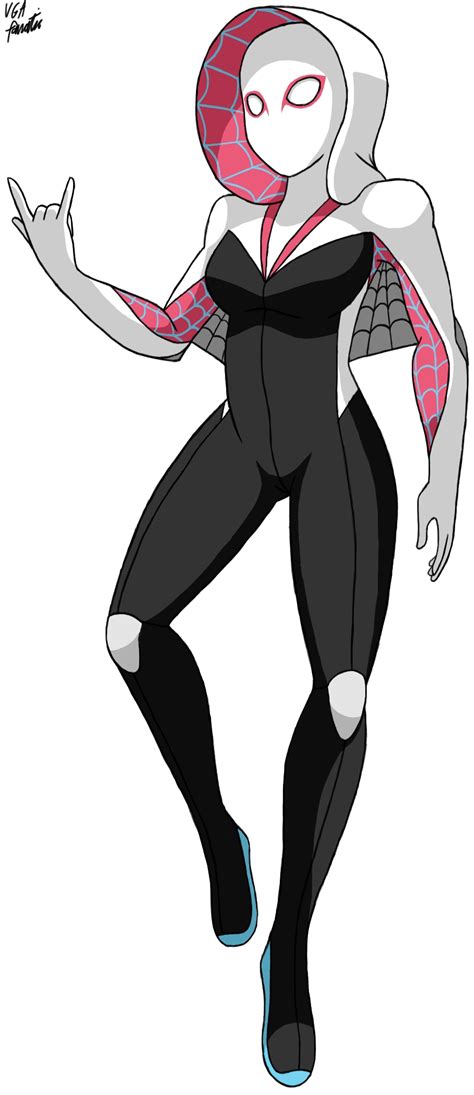 spider woman gwen stacy by vgafanatic on deviantart