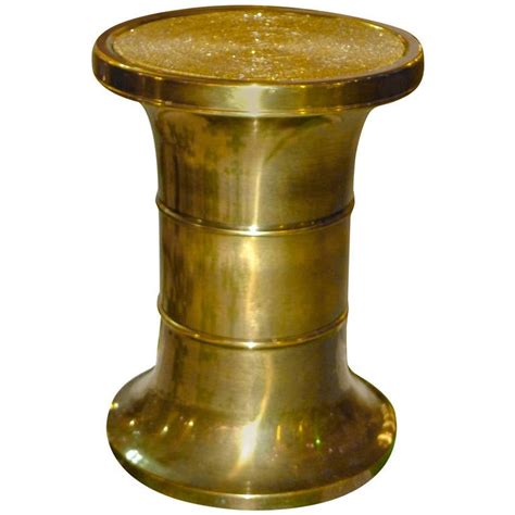 mastercraft patinated brass pedestal  stdibs