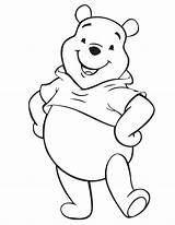 Pooh Bear Coloring Pages Baby Getdrawings sketch template