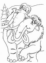 Manny Ellie Ice Age Hug Pages2color Pages Cookie Copyright sketch template