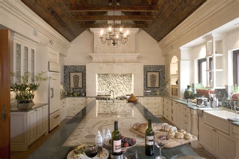 dream kitchen grand italian villa gourmet kitchen custom marine life mosaic stone