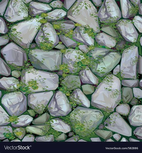 mossy stone seamless texture royalty  vector image