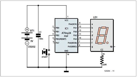 economical  segment display schematic circuit diagram