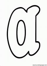 Bubble Lowercase sketch template