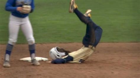 akron s madison carter scorpion slides into second