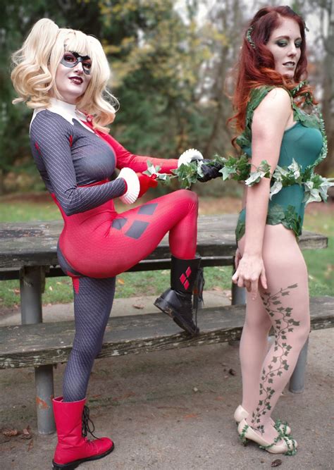 [self] Harley Quinn And Poison Ivy By Captive Cosplay