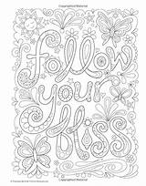 Coloring Bliss Follow Book Amazon Mcardle Thaneeya Ca Choose Board sketch template