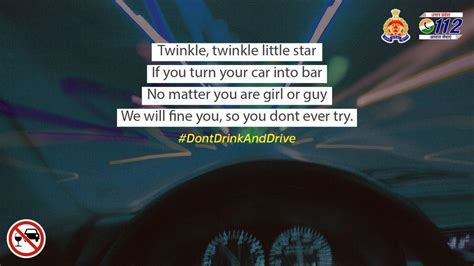 ‘twinkle twinkle little star gets a twist to warn against drunk